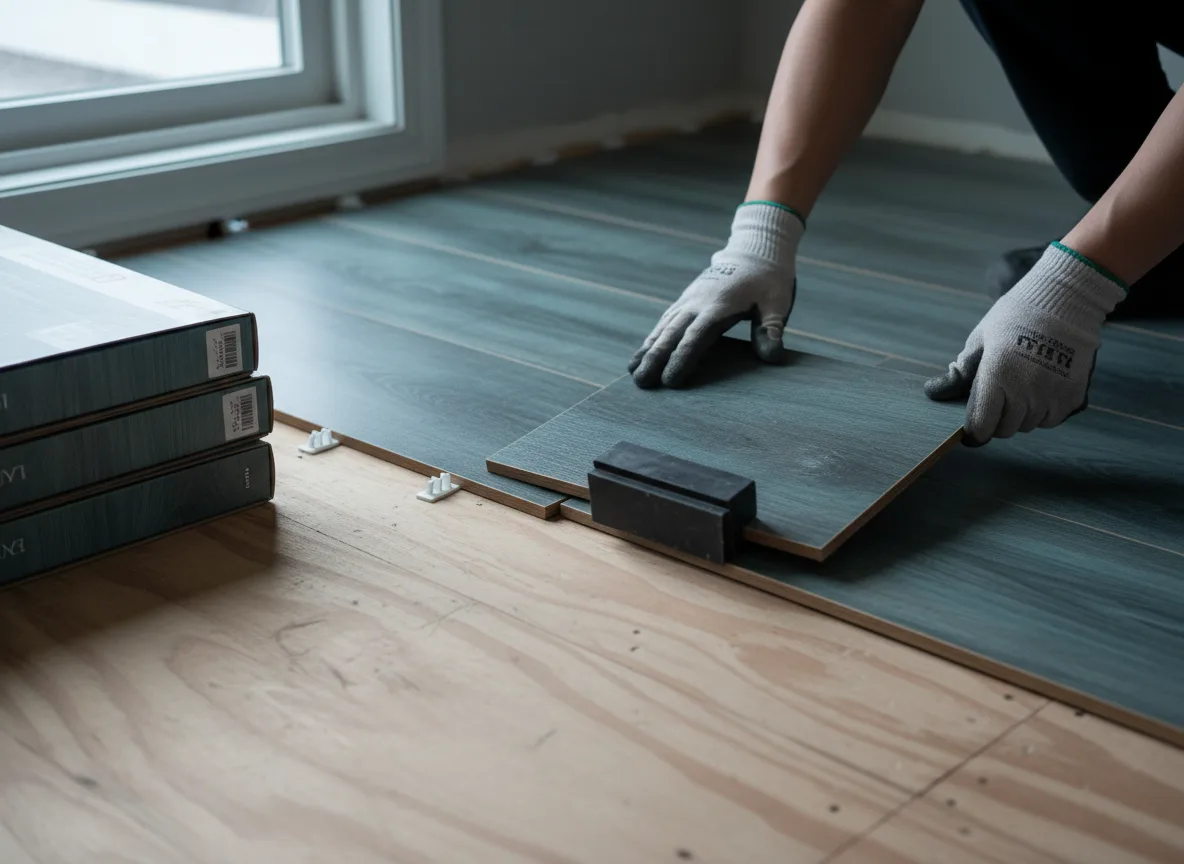 Luxury Vinyl Plank Installation company in Bowbells, ND